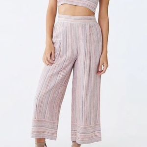 Forever 21 Striped Wide Pants